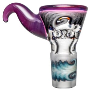 Shop Kevin Howell - Martini Slide w/ Worked Joint - 4 Hole - 18mm - Bipolar w/ Royal Jelly in australian