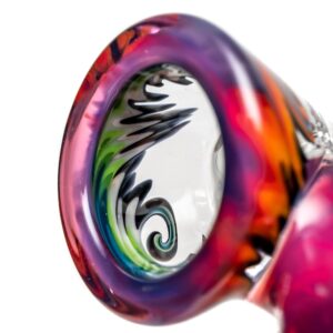 Shop Kevin Howell - Martini Slide - 4 Hole - 14mm - Bipolar Linework w/ Telemagenta in australian