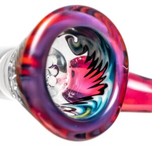 Shop Kevin Howell - Martini Slide - 4 Hole - 14mm - Bipolar Linework w/ Telemagenta in australian