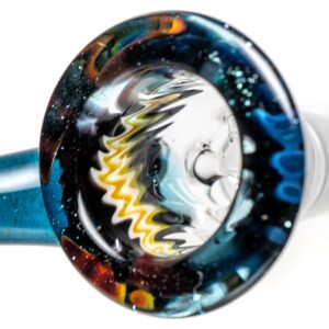 Shop Kevin Howell - Martini Slide - 4 Hole - 14mm - Bipolar Linework w/ Blue Stardust in australian