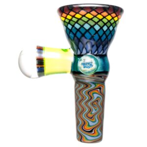 Shop Kevin Murray - Martini Slide - 14mm - Multi Color Swirl & Rainbow Reti in australian