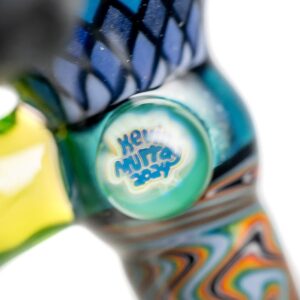 Shop Kevin Murray - Martini Slide - 14mm - Multi Color Swirl & Rainbow Reti in australian