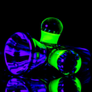 Shop Kevin Murray - Martini Slide - 14mm - White Rainbow Weave & Rainbow Faces in australian