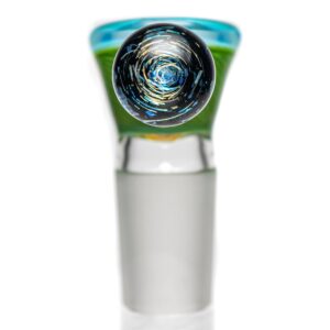 Shop Keys Glass - Martini Slide - 18mm - Dichro - Green & Meta-Terrania in australian