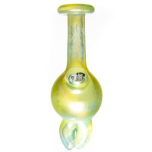 Shop Keys Glass - Spinner Bubble Cap - The Joker - Green Satin in australian