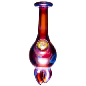 Shop Keys Glass - Spinner Bubble Cap - Millie - Amber Purple in australian