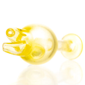 Shop Keys Glass - Spinner Bubble Cap - S.S. Blue Vegeta - Yellow Satin in australian