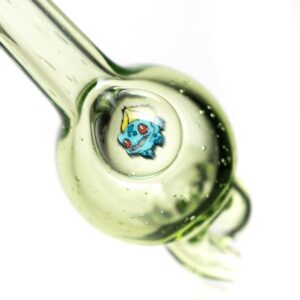 Shop Keys Glass - Spinner Bubble Cap - Bulbasaur - Transparent Green in australian