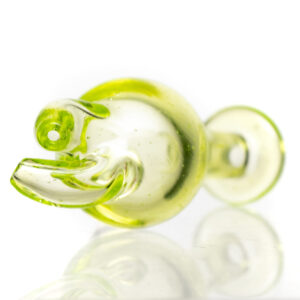 Shop Keys Glass - Spinner Bubble Cap - Yoshi - UV Light Green in australian
