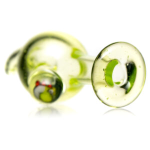 Shop Keys Glass - Spinner Bubble Cap - Yoshi - UV Light Green in australian