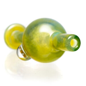 Shop Keys Glass - Bubble Cap - Yellow Murakami Flower - Green Satin in australian