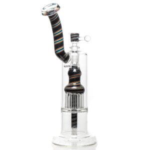 Shop Leisure - Diffy 13 Arm Double Bubbler - Sparkle Black w/ Fire & Ice in australian