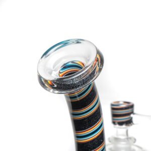 Shop Leisure - Diffy 13 Arm Double Bubbler - Sparkle Black w/ Fire & Ice in australian