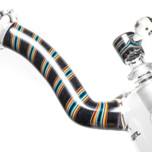 Shop Leisure - Diffy 13 Arm Double Bubbler - Sparkle Black w/ Fire & Ice in australian