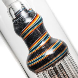 Shop Leisure - Diffy 13 Arm Double Bubbler - Sparkle Black w/ Fire & Ice in australian