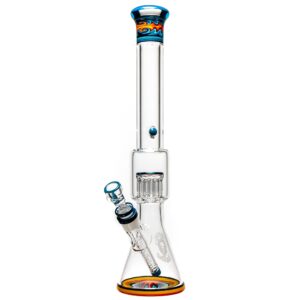 Shop Mighty Chalice - 17" Beaker - 12 Arm Tree - 40x7 - Fire & Ice Linework in australian