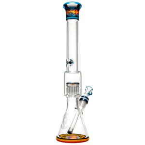 Shop Mighty Chalice - 17" Beaker - 12 Arm Tree - 40x7 - Fire & Ice Linework in australian