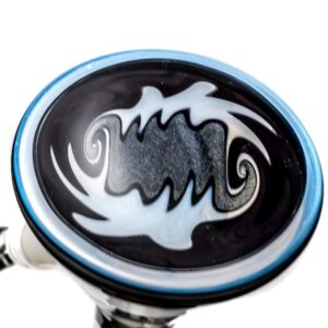 Shop Mighty Chalice - 15" Beaker - 40x7 - Steelwool & UV Glowstick Linework in australian