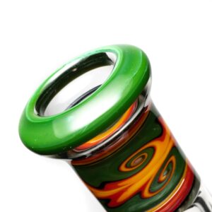 Shop Mighty Chalice - 15" Beaker - 40x7 - Rasta Linework in australian