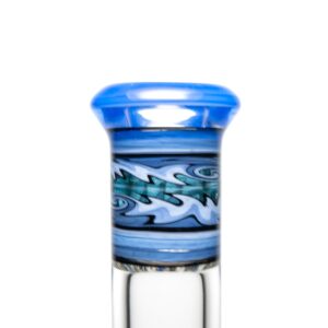 Shop Mighty Chalice - 17" Beaker - 12 Arm Tree - 40x7 - Multi Blue Linework in australian