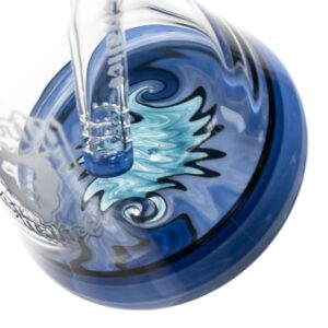 Shop Mighty Chalice - 17" Beaker - 12 Arm Tree - 40x7 - Multi Blue Linework in australian