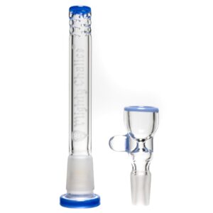 Shop Mighty Chalice - 17" Beaker - 12 Arm Tree - 40x7 - Multi Blue Linework in australian