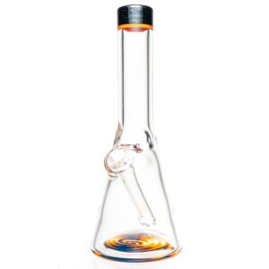 Shop Nes Glass - Mini Tube - Reversal Bottom - Heavy Blue L. w/ Lava Wag in australian