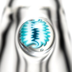 Shop Nes Glass - Puffco Peak Top - Blue Stardust w/ Wig Wag Millie in australian