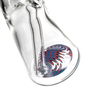 Shop Nes Glass - Mini Tube - Reversal Bottom - Fire Water w/ Red & Blue Wag in australian