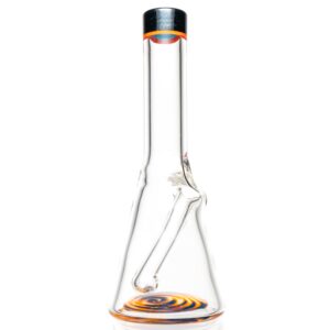 Shop Nes Glass - Mini Tube - Reversal Bottom - Heavy Blue L. w/ Lava Wag in australian