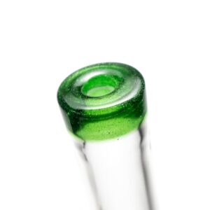 Shop Nes Glass - Mini Tube - Green Stardust #1 in australian