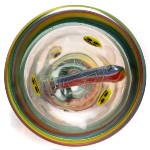 Shop Nes Glass - Custom Reversal Millie Tube - Trippy Smiley in australian