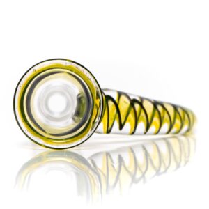 Shop Pho_Sco - 5 Hole Linework Downstem Set - 18/14mm - 6" - Lemon Drop, Steelwool & Black in australian