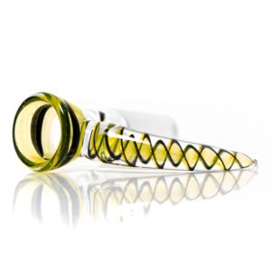 Shop Pho_Sco - 5 Hole Linework Downstem Set - 18/14mm - 6" - Lemon Drop, Steelwool & Black in australian