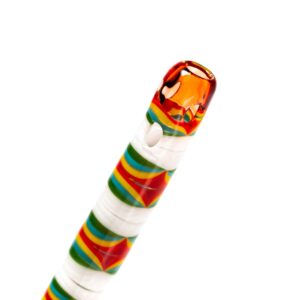 Shop Pho_Sco - 5 Hole Linework Downstem Set - 18/14mm - 6" - Rainbow Rasta in australian