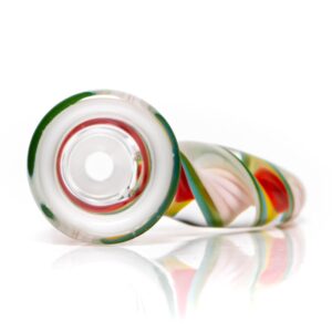 Shop Pho_Sco - 5 Hole Linework Downstem Set - 18/14mm - 6" - Rainbow Rasta in australian
