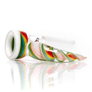 Shop Pho_Sco - 5 Hole Linework Downstem Set - 18/14mm - 6" - Rainbow Rasta in australian