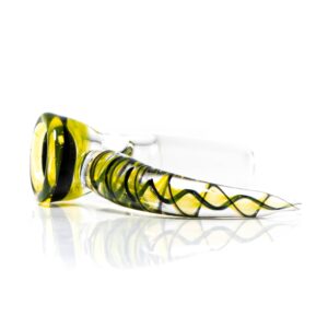 Shop Pho_Sco - Single Hole Linework Horn Slide - 14mm - Lemon Drop, Steelwool & Black #1 in australian