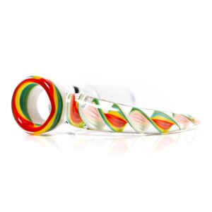 Shop Pho_Sco - Single Hole Linework Horn Slide - 14mm - Rainbow Rasta #3 in australian