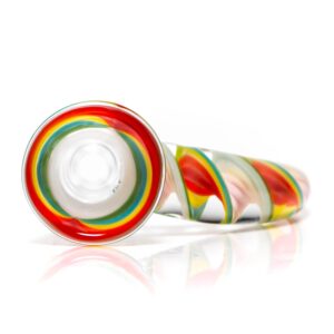 Shop Pho_Sco - Single Hole Linework Horn Slide - 14mm - Rainbow Rasta #1 in australian