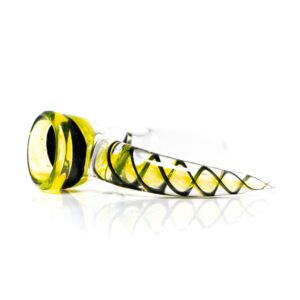 Shop Pho_Sco - Single Hole Linework Horn Slide - 14mm - Lemon Drop, Steelwool & Black #2 in australian