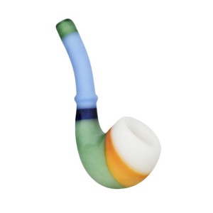 Shop Playtime Sandblasted Glass Sherlock Pipe | 6" | Colors Vary in australian