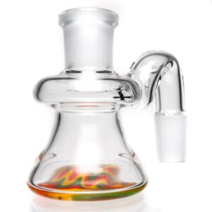 Shop Santa Cruz Glass - Worked Dry Catcher - 18mm 90° - Rasta #1 in australian