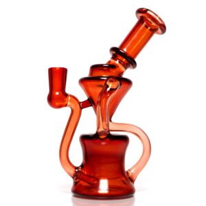 Shop Shadooba Glass - Kickback Recycler - 10mm - Pomegranate #1 in australian