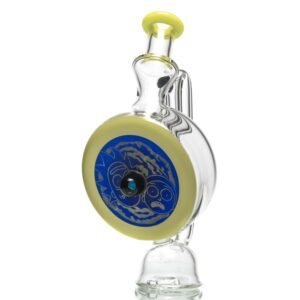 Shop Unity Glassworks - Coldworked Puffco Peak Attachment - Rick & Morty - CFL Yoshi in australian