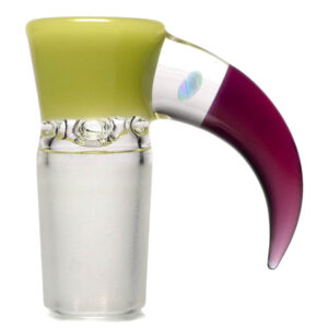 Shop Unity Glassworks - 4 Hole Opal Horn Slide - 18mm - CFL Yoshi & Stargazer in australian