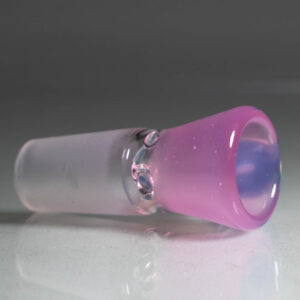 Shop Unity Glassworks - 3 Hole Opal Horn Slide - 14mm - CFL Pastel Serum & Blue Satin in australian