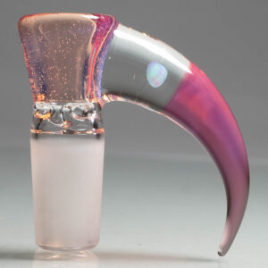 Shop Unity Glassworks - 3 Hole Opal Horn Slide - 14mm - CFL Sunset Slyme & Karmaline in australian