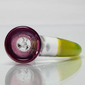 Shop Unity Glassworks - 3 Hole Opal Horn Slide - 14mm - Stargazer & CFL Sunset Slyme in australian