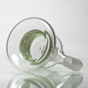 Shop Unity Glassworks - Worked Dry Catcher Set - 14mm - Green & White in australian